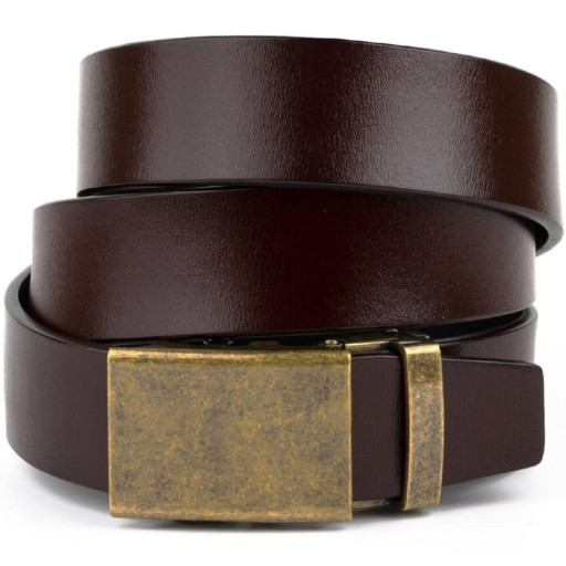 Текстильний чоловічий ремінь Vintage 20594 Коричневий