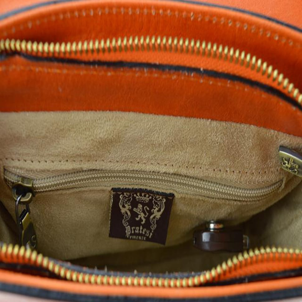 Pratesi BAR330/P - Tote Bag Buti 330/P in cow leather Tote Bag Buti 330/P Orange