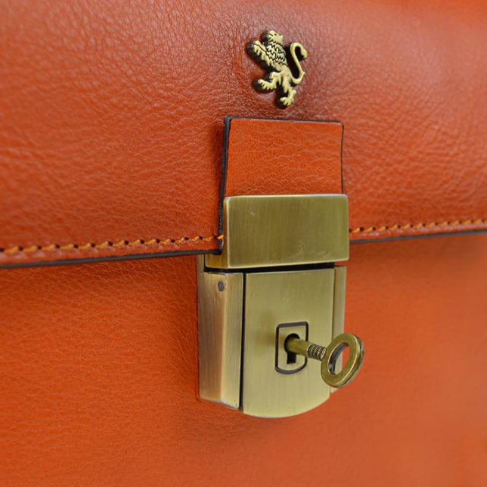 Pratesi BAR330/P - Tote Bag Buti 330/P in cow leather Tote Bag Buti 330/P Orange