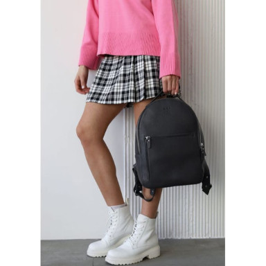 Groove M Leather Backpack Graphite