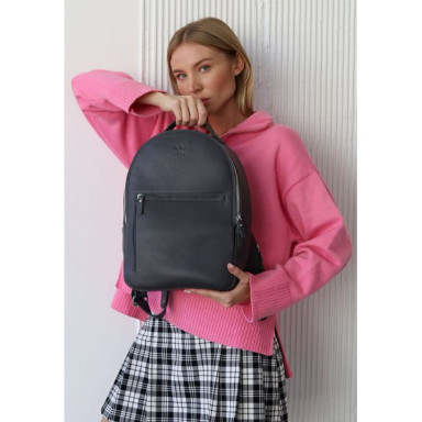 Groove M Leather Backpack Graphite