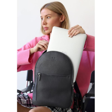 Groove M Leather Backpack Graphite
