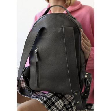 Groove M Leather Backpack Graphite