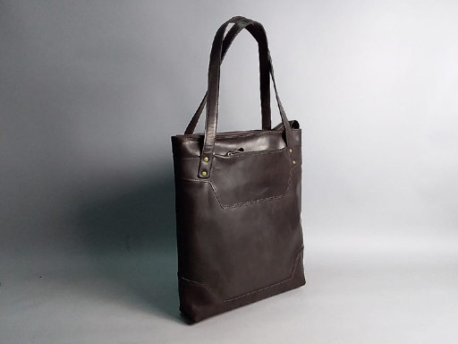 Шкіряний універсальний шопер В662