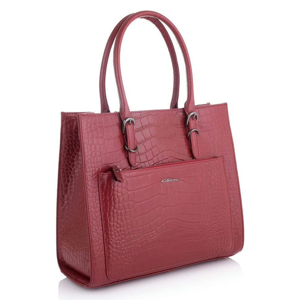 Сумка жіноча шкіряна GIORGIO FERRETTI GF2019933-4 червона