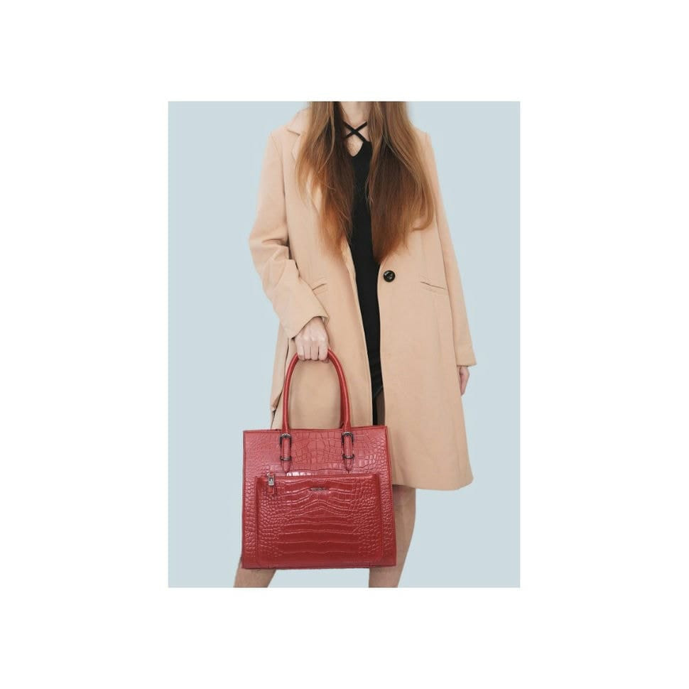 Сумка жіноча шкіряна GIORGIO FERRETTI GF2019933-4 червона