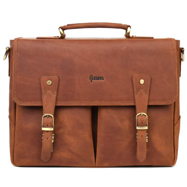 Business mens briefcase made of genuine leather RB-3960-4lx TARWA