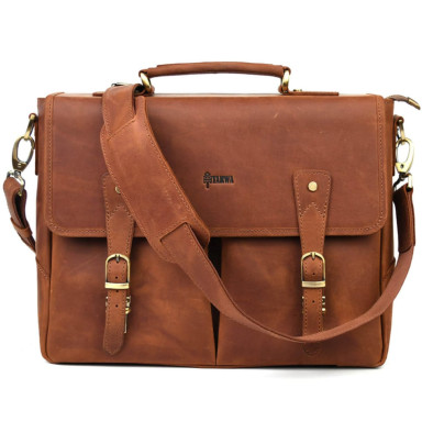 Business mens briefcase made of genuine leather RB-3960-4lx TARWA