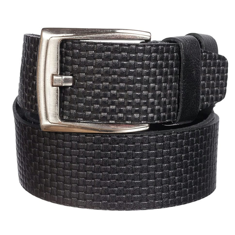 Ремінь шкіряний YSK джинсовий 5 см 3073-1 чорний