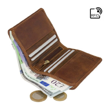 Wallet for men Visconti Arrow BN2 (Oil Tan)