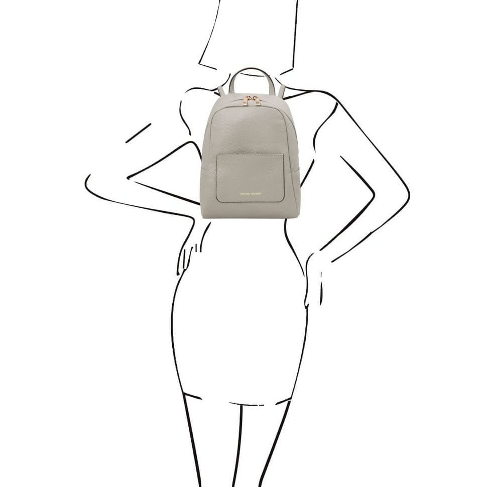 TL Bag Small soft leather backpack for women Tuscany TL142052