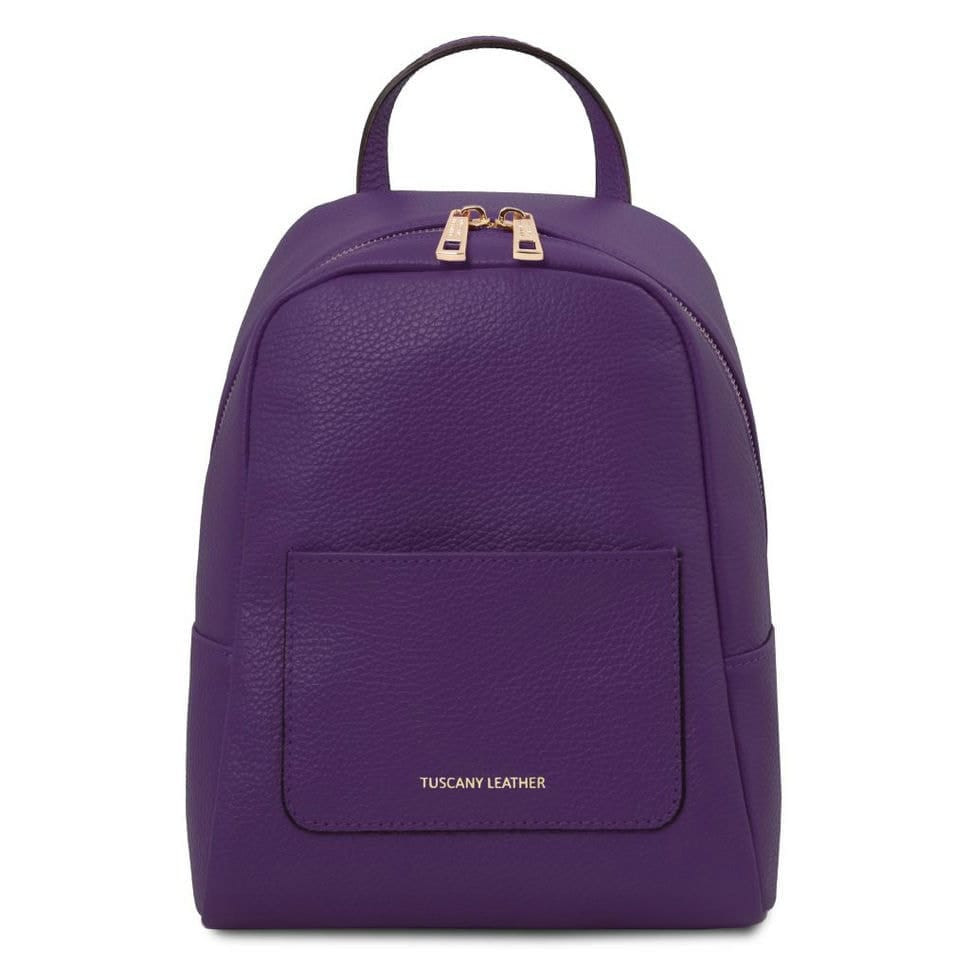 TL Bag Small soft leather backpack for women Tuscany TL142052