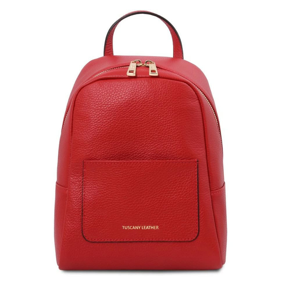 TL Bag Small soft leather backpack for women Tuscany TL142052