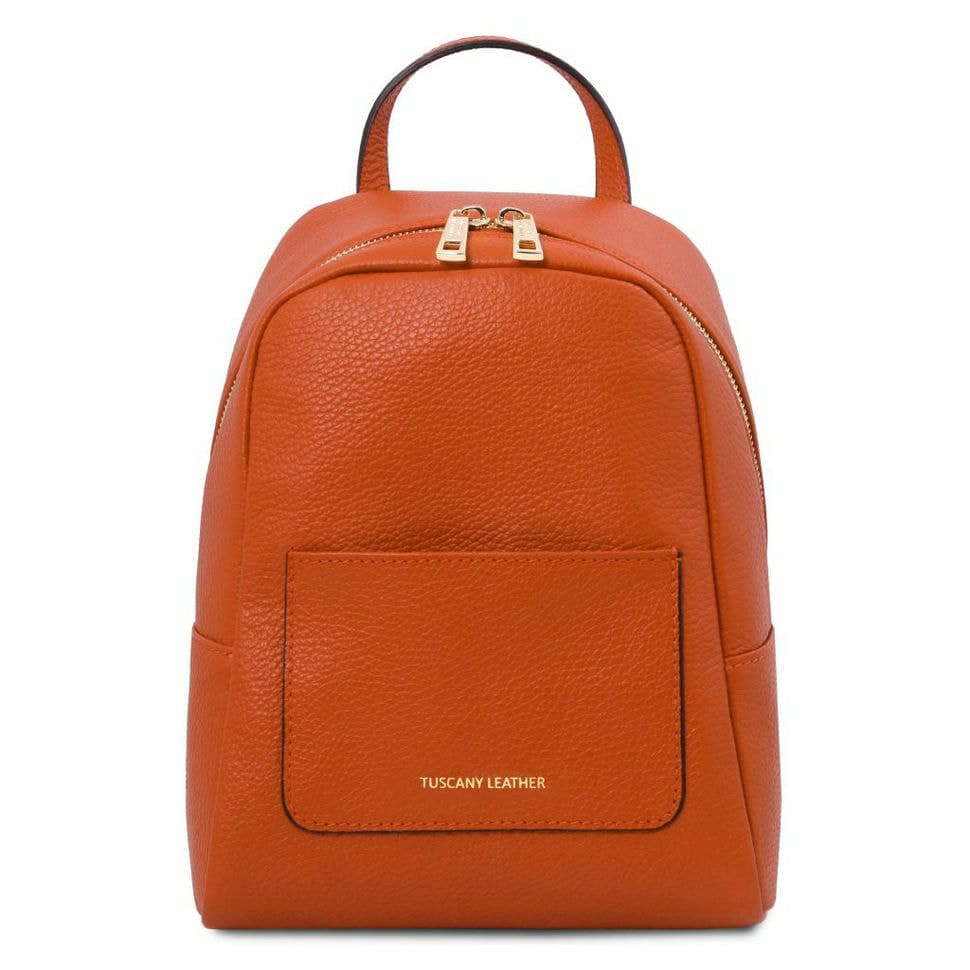TL Bag Small soft leather backpack for women Tuscany TL142052