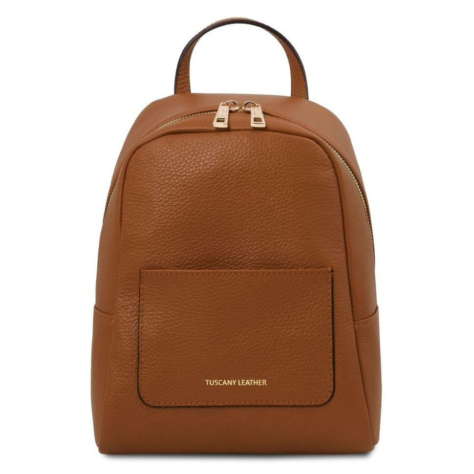 TL Bag Small soft leather backpack for women Tuscany TL142052