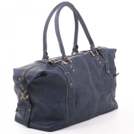 Дорожня шкіряна сумка-саквояж Mtravel_5 Manufatto