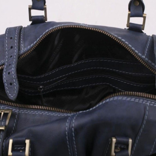 Дорожня шкіряна сумка-саквояж Mtravel_5 Manufatto