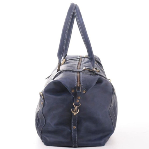 Дорожня шкіряна сумка-саквояж Mtravel_5 Manufatto