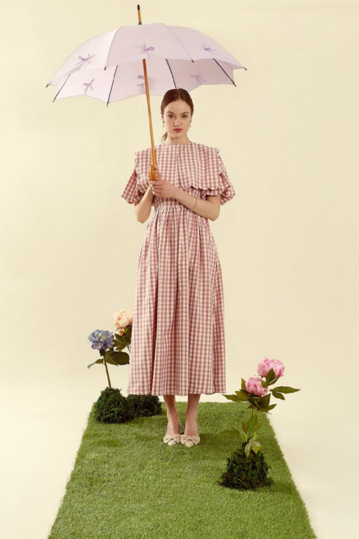 Парасолька жіноча Fulton L908 Kensington UV Pale Lilac (Ліловий)