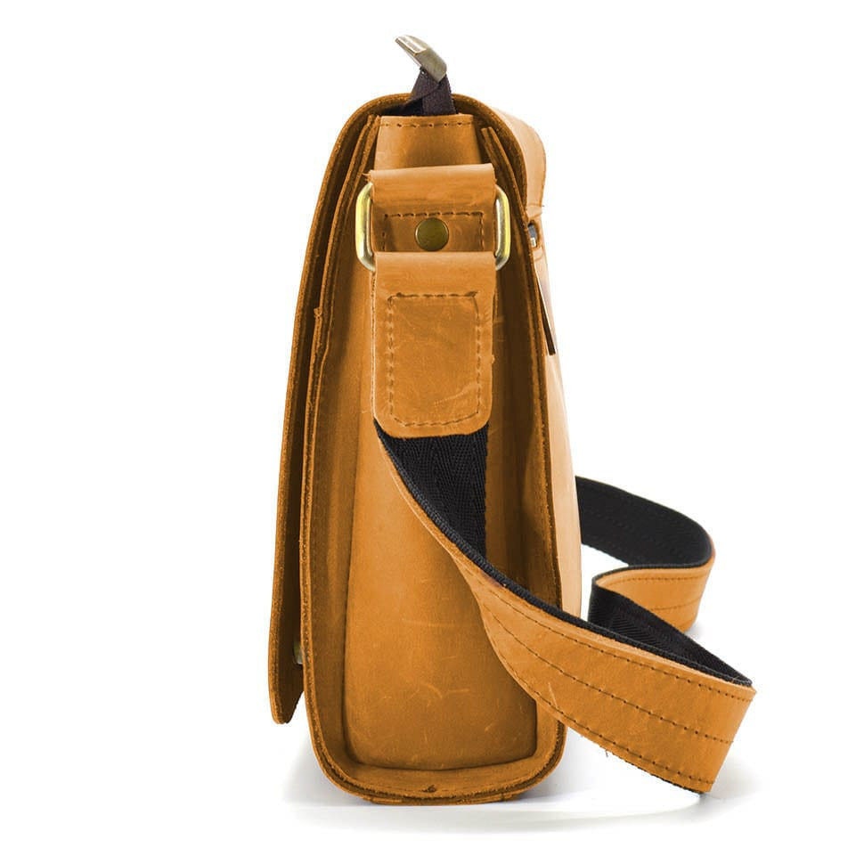 Чоловіча шкіряна сумка через плече RCam-30271-3md TARWA світло-коричнева