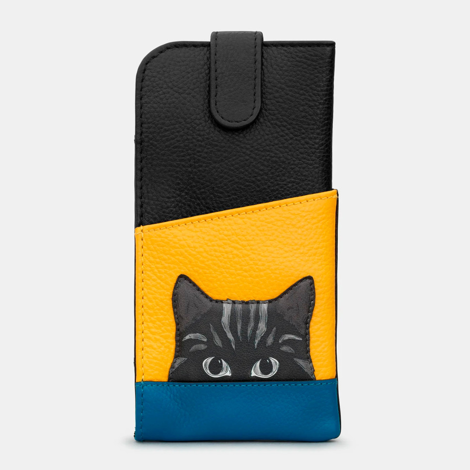 Шкіряний чохол для окулярів Yoshi Y4309 (Cat Colour Block)