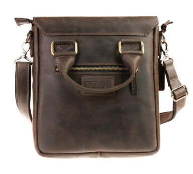 Men's leather shoulder bag SULLIVAN 354145(46) brown