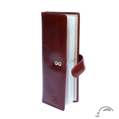 Візитниця шкіряна Italico 2639 rosso червоний