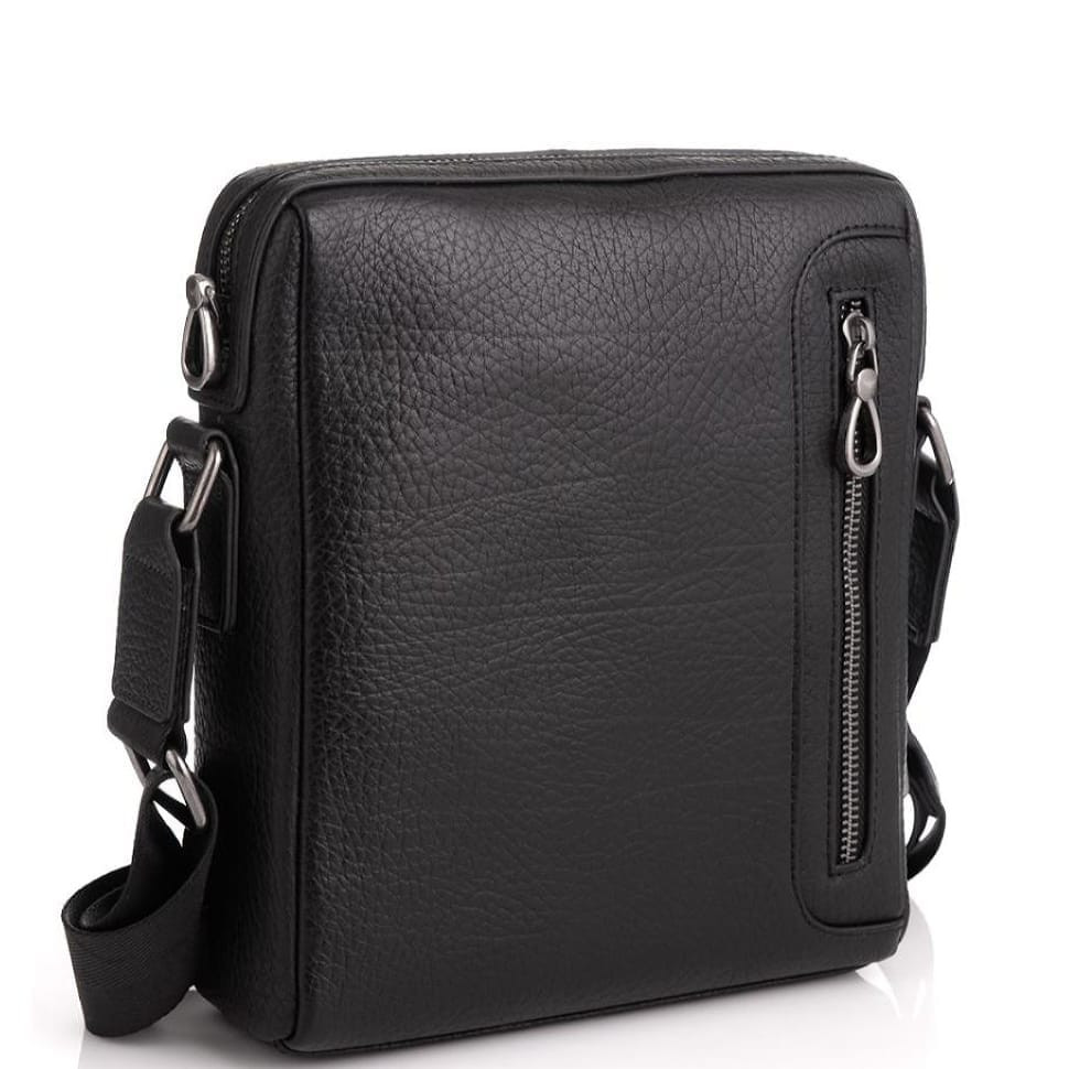 Сумка-месенджер через плече у чорному кольорі Tavinchi S-007A