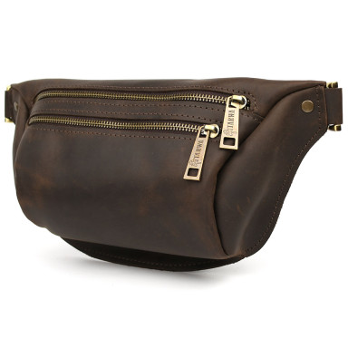 TARWA RC-3105-2lx brown fanny pack, size M, 2 compartments