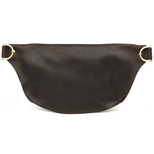 Сумка напоясна бананка в розмірі М TARWA RC-3105-2lx коричнева 2 відділення