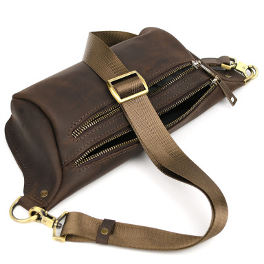 TARWA RC-3105-2lx brown fanny pack, size M, 2 compartments