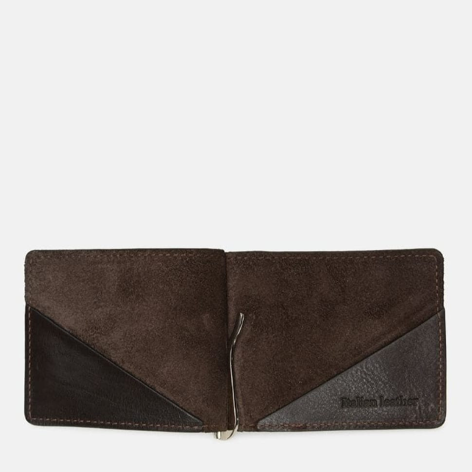 Чоловічий шкіряний затискач для купюр V1GQ7