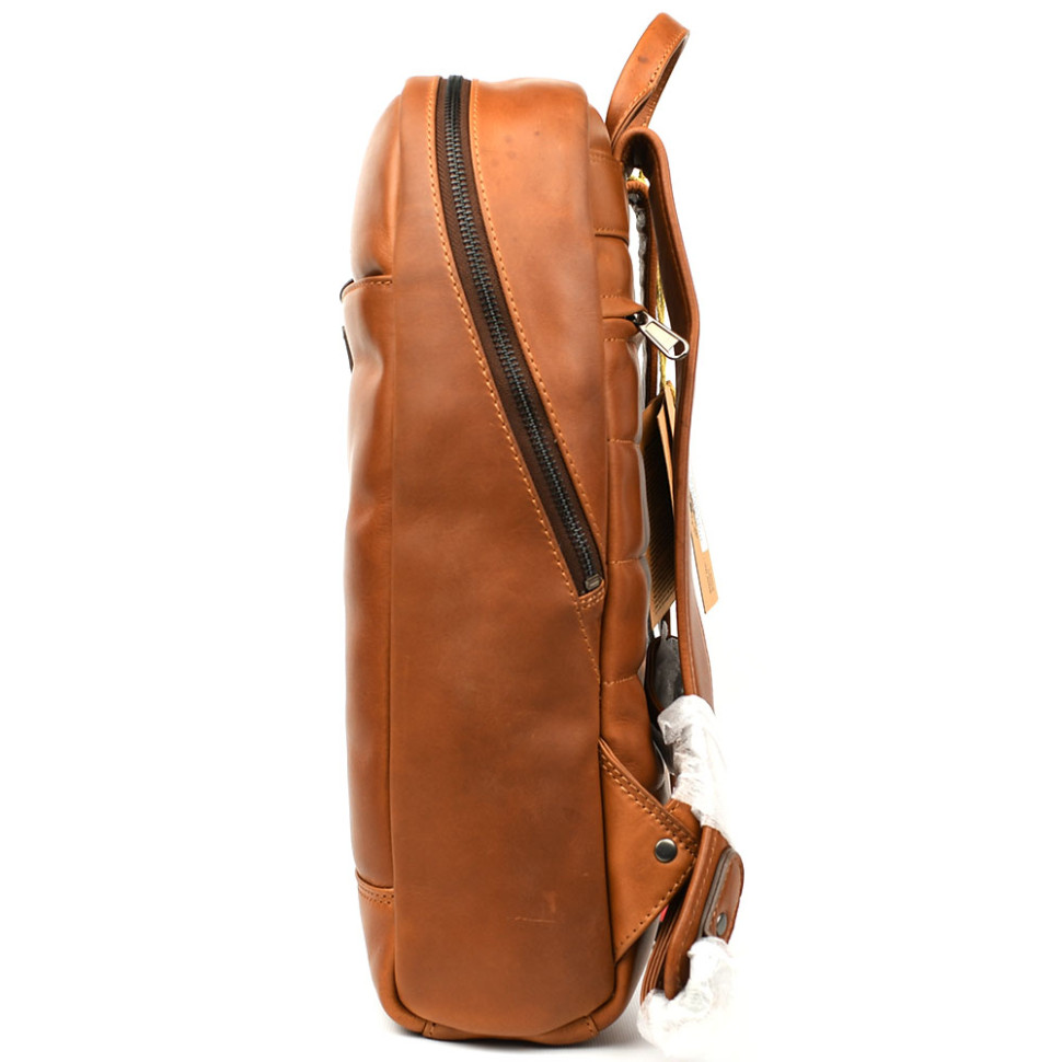 Міський шкіряний рюкзак HILL BURRY HB15295B рудий