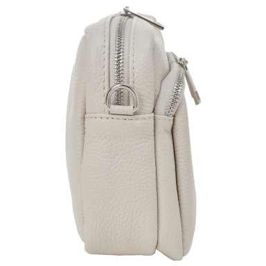 Кожаная женская сумка Virginia Conti Italy - Art03283beige