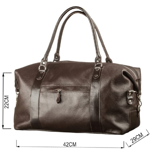 Сумка дорожня SHVIGEL 00879 Коричнева