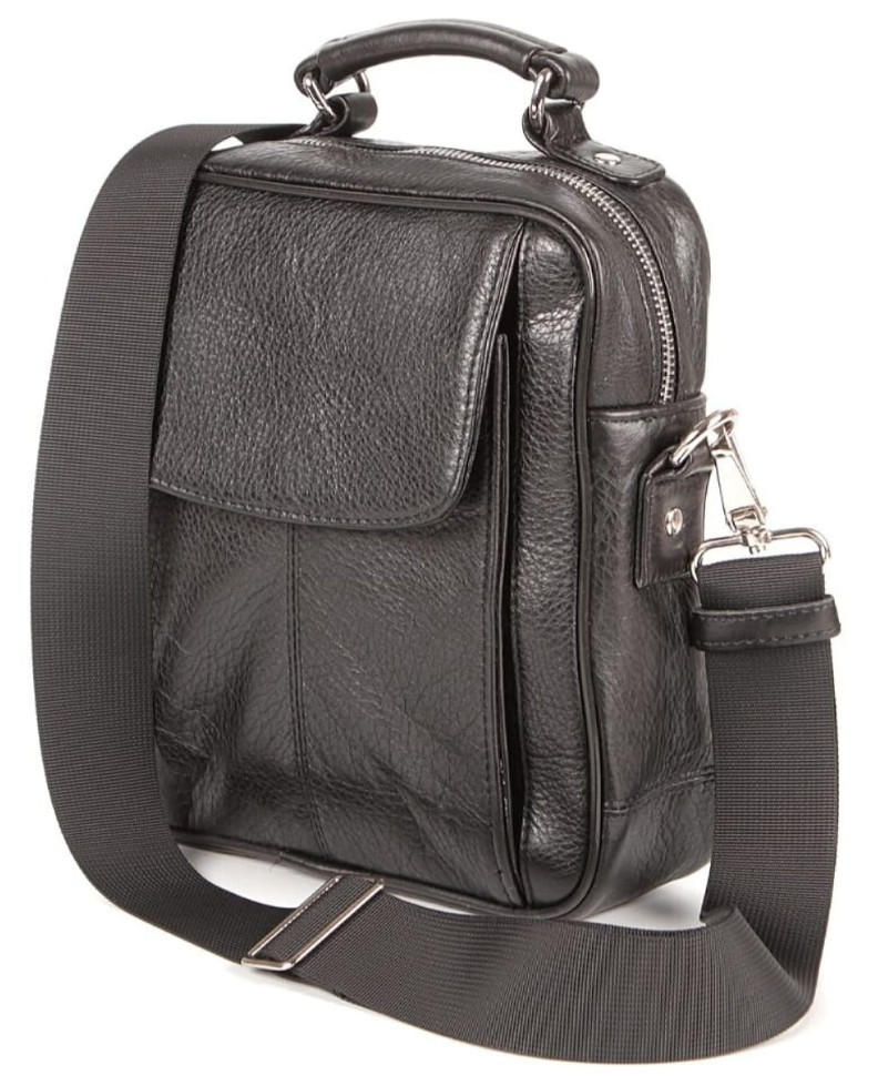 SHVIGEL 00875 bag in high quality leather Black