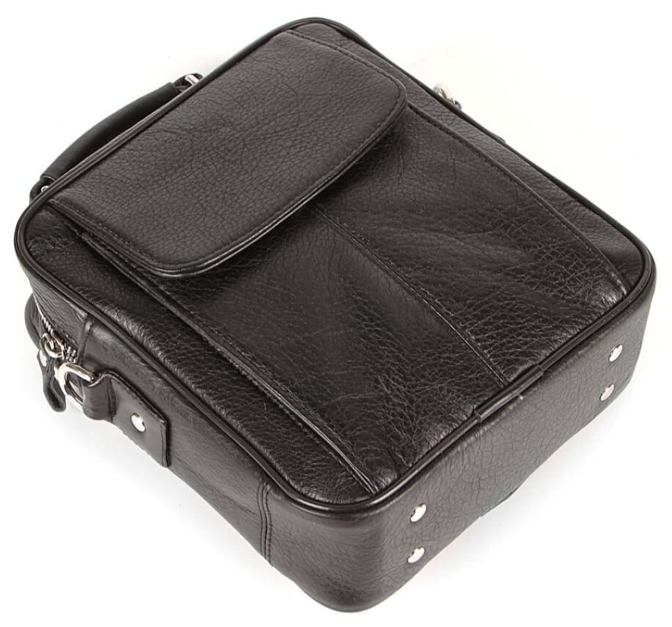 SHVIGEL 00875 bag in high quality leather Black