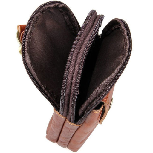 Універсальна сумка - органайзер на пояс зі шкіри John McDee 5001B