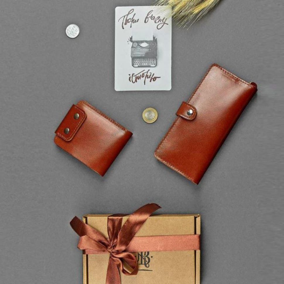 Подарунковий набір шкіряних аксесуарів Іль-де-Франс