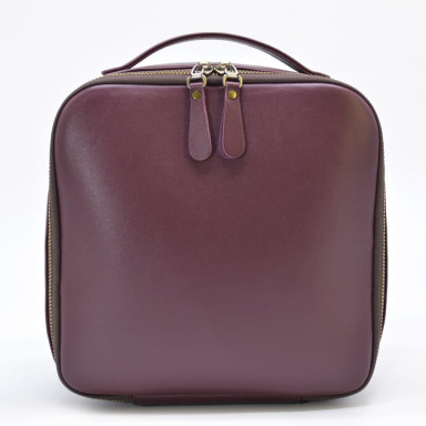 Beauty case, leather cosmetic bag, organizer for cosmetics TARWA GX-1001-4lx