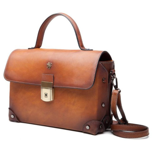 Pratesi BCO330 - Tote Bag Buti в шкіряній kožці Tote Bag Buti Cognac