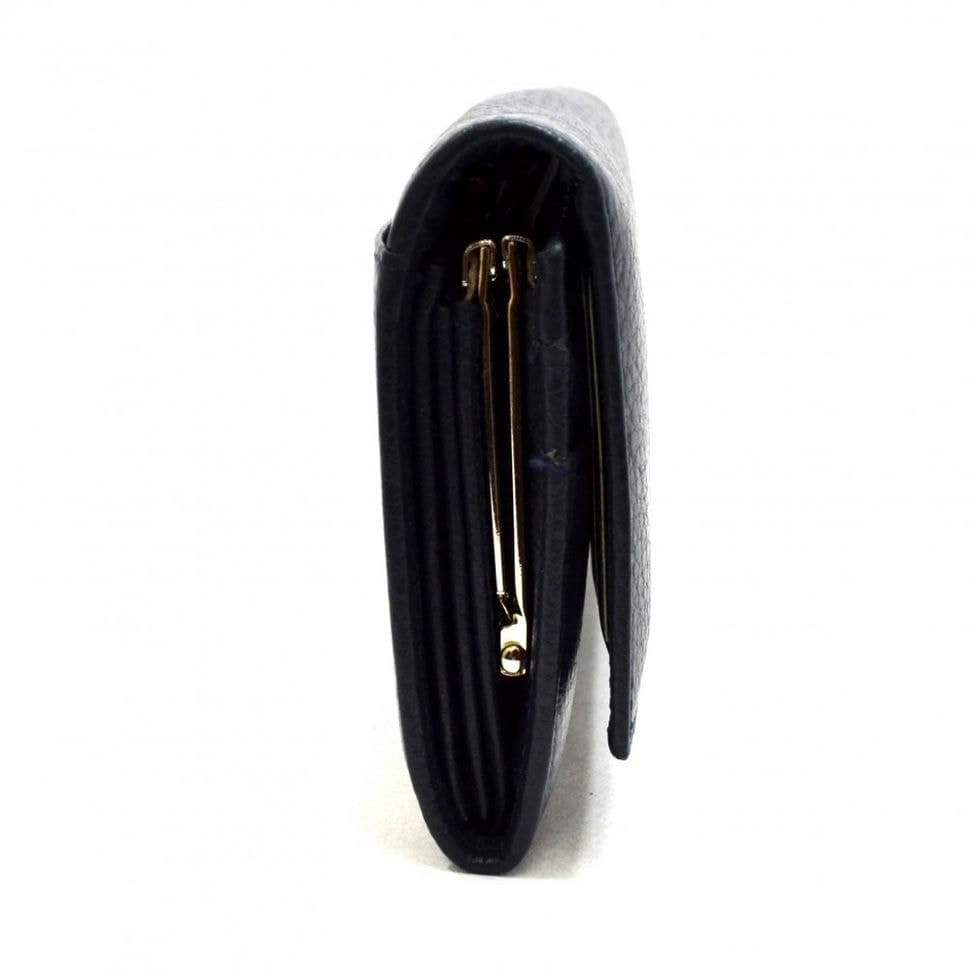 Жіноче портмоне з натуральної шкіри CANPEL 2034-241 синій флотар