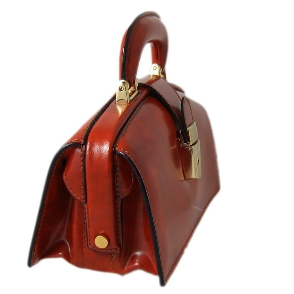 Pratesi RSB120/N - Lady Brunelleschi Bag in cow leather Radica Sky-Blue