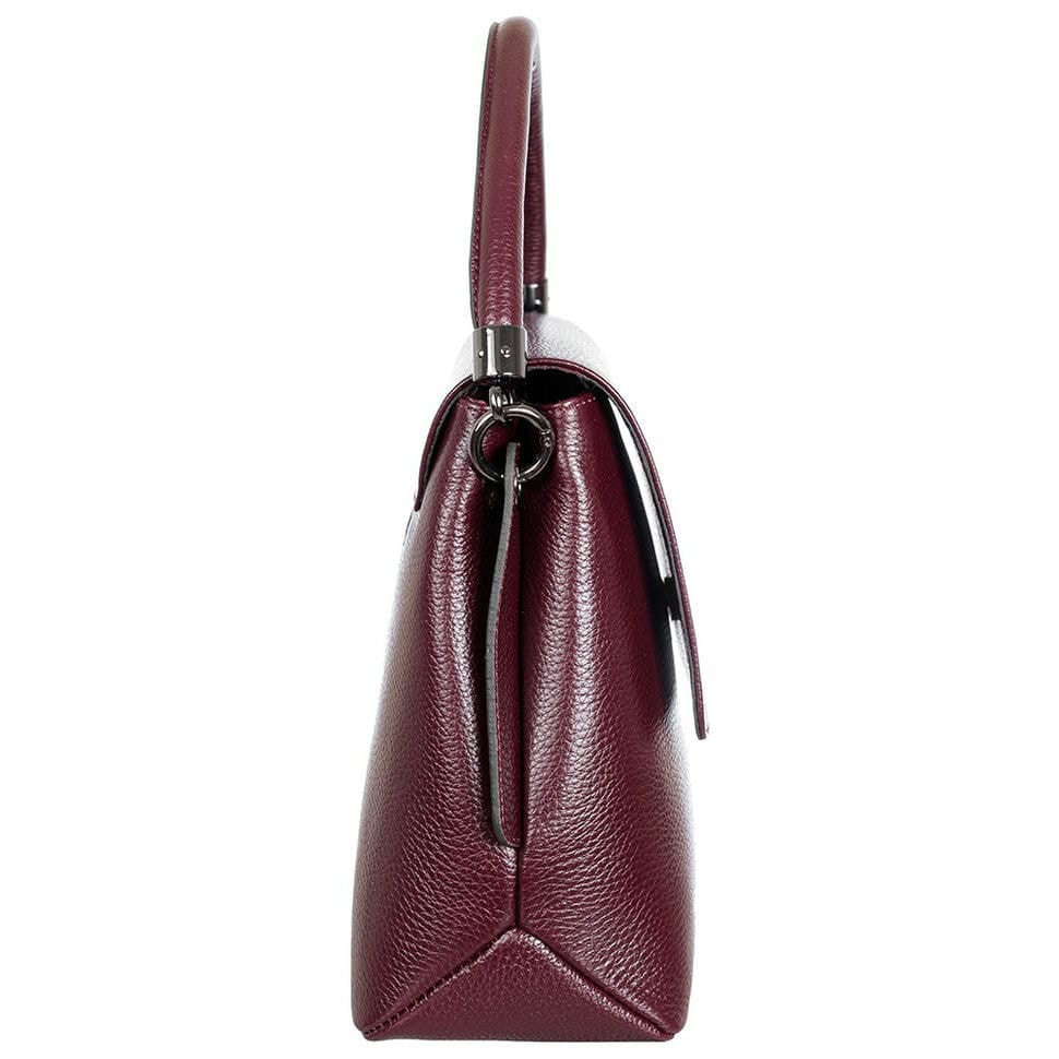 Сумка жіноча шкіра Desisan 1518-339 бордо флотар