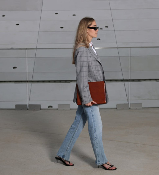 Шкіряний портфель для жінок - Something Fresh - Коньячно-коричневий колір - Time Resistance 5246201W