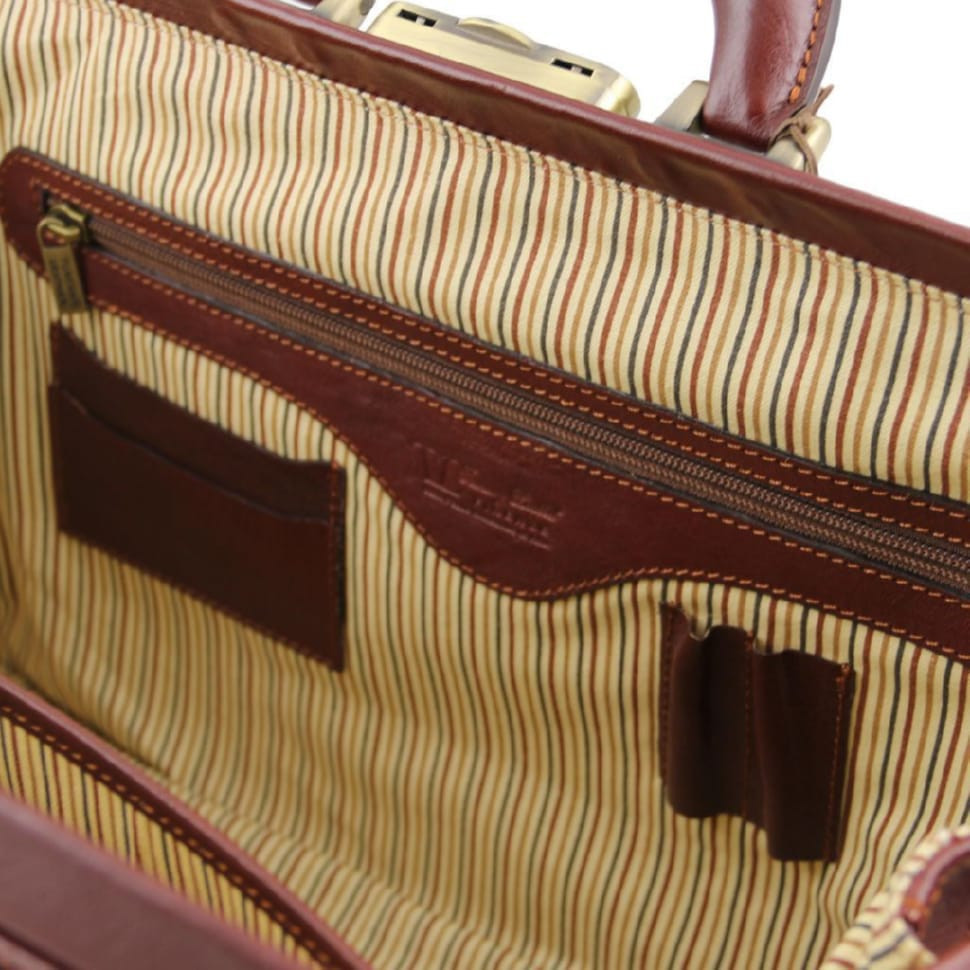 Шкіряна сумка-саквояж Tuscany Leather Bernini TL141298