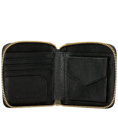 Гаманець жіночий Smith & Canova 26803 Althorp (Black-Tan)