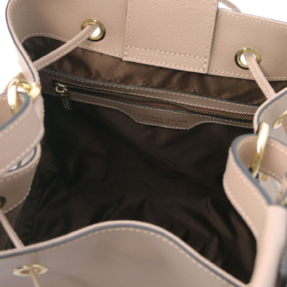 Шкіряна сумка-відро Minerva Tuscany TL141576