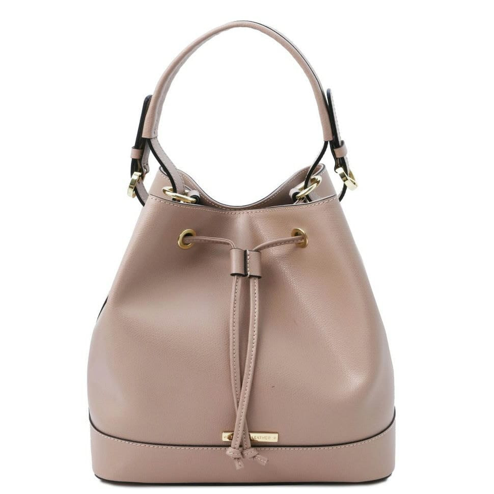 Шкіряна сумка-відро Minerva Tuscany TL141576