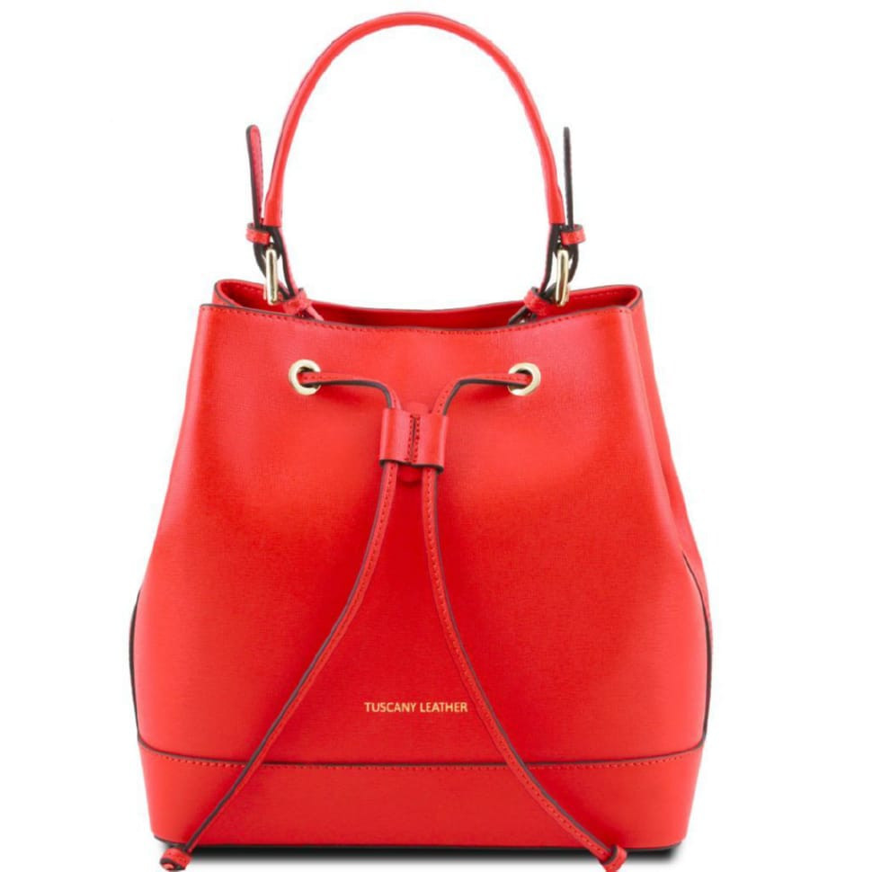 Шкіряна сумка-відро Minerva Tuscany TL141576